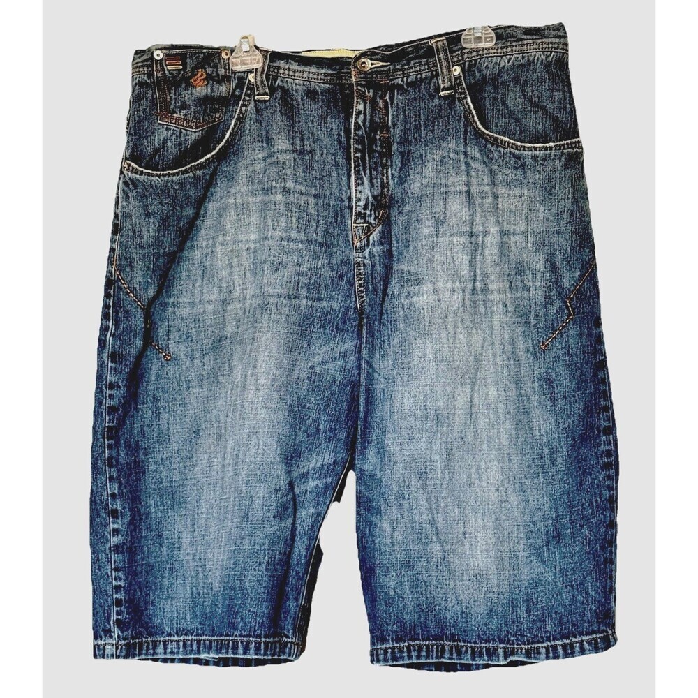 Rocawear Men’s Denim Shorts Size 40 Baggy Y2K Hip Hop Streetwear